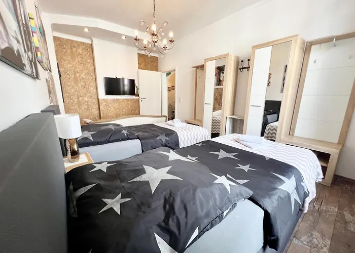 Apartment Newyork Fuer 4 Mit Kueche Und Wifi